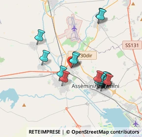 Mappa Via Stazione, 09033 Decimomannu CA, Italia (3.83444)