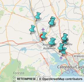 Mappa Via Stazione, 09033 Decimomannu CA, Italia (6.89933)