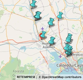 Mappa Via Stazione, 09033 Decimomannu CA, Italia (9.253)