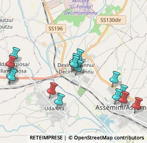 Mappa Via Stazione, 09033 Decimomannu CA, Italia (2.46133)