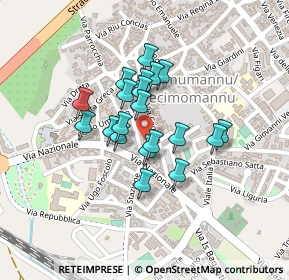 Mappa Via Stazione, 09033 Decimomannu CA, Italia (0.1685)