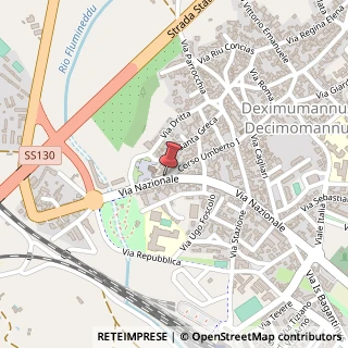 Mappa Corso Umberto, 3, 09033 Decimomannu, Cagliari (Sardegna)