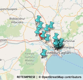 Mappa Via Papa Giovanni XXIII, 09033 Decimomannu CA, Italia (11.739)