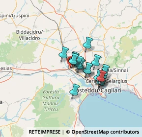 Mappa Via Papa Giovanni XXIII, 09033 Decimomannu CA, Italia (9.55895)