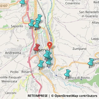 Mappa Via Biagio Lanza, 87100 Cosenza CS, Italia (2.48917)