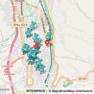 Mappa Via Biagio Lanza, 87100 Cosenza CS, Italia (1.013)