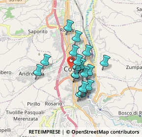 Mappa Via Beato Umile da Bisignano, 87100 Cosenza CS, Italia (1.34053)