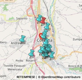 Mappa Via Beato Umile da Bisignano, 87100 Cosenza CS, Italia (1.49167)