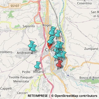 Mappa Via Beato Umile da Bisignano, 87100 Cosenza CS, Italia (1.29875)