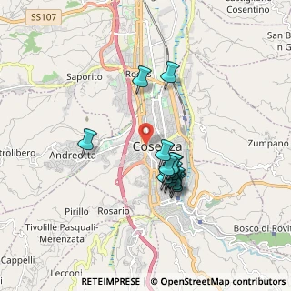 Mappa Via Beato Umile da Bisignano, 87100 Cosenza CS, Italia (1.60733)