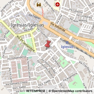 Mappa Via XX Settembre, 44, 09016 Iglesias, Carbonia-Iglesias (Sardegna)