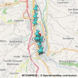 Mappa Via Padre Giglio, 87100 Cosenza CS, Italia (1.39417)