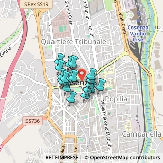 Mappa Via Padre Giglio, 87100 Cosenza CS, Italia (0.2675)