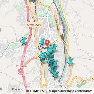 Mappa Via Padre Giglio, 87100 Cosenza CS, Italia (0.9425)