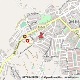Mappa Via Torquato Tasso, 17, 09016 Iglesias, Carbonia-Iglesias (Sardegna)