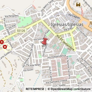 Mappa Via Nazario Sauro, 10, 09016 Iglesias, Carbonia-Iglesias (Sardegna)