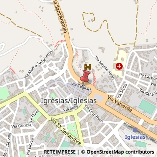 Mappa Via Cagliari, 71, 09016 Iglesias, Carbonia-Iglesias (Sardegna)