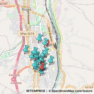Mappa Piazza Francesco Vaccaro, 87100 Cosenza CS, Italia (0.9925)