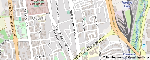 Mappa Cosenza