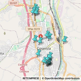 Mappa Via Lazio, 87100 Cosenza CS, Italia (1.2385)