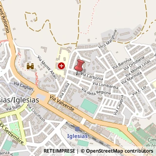 Mappa Via Gennargentu, 11, 09016 Iglesias, Carbonia-Iglesias (Sardegna)