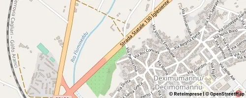 Mappa Decimomannu