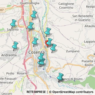 Mappa Via Francesco Beato, 87100 Cosenza CS, Italia (2.26231)