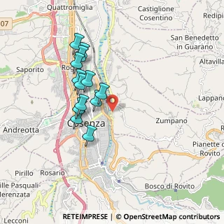 Mappa Via Francesco Beato, 87100 Cosenza CS, Italia (1.75462)