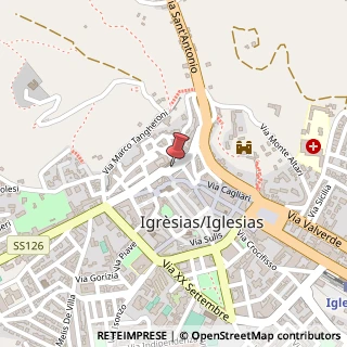 Mappa Via Manno, 3, 09016 Iglesias, Carbonia-Iglesias (Sardegna)