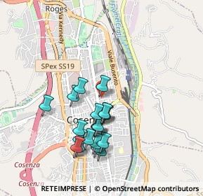 Mappa Via Tristano Codignola, 87100 Cosenza CS, Italia (0.934)