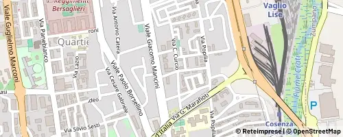 Mappa Cosenza