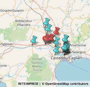 Mappa Via Tuveri, 09010 Villaspeciosa CA, Italia (11.388)