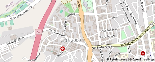 Mappa Cosenza
