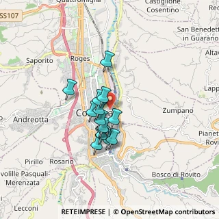 Mappa Via Giambattista d'Amico, 87100 Cosenza CS, Italia (1.30071)