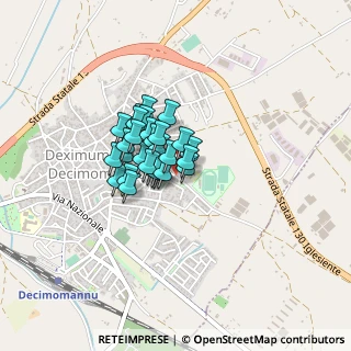 Mappa Via delle Aie, 09033 Decimomannu CA, Italia (0.27143)