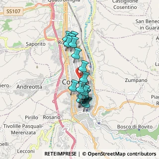 Mappa Via Tommaso Aceti Box N°, 87100 Cosenza CS, Italia (1.43105)