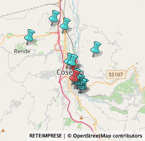 Mappa Via Tommaso Aceti Box N°, 87100 Cosenza CS, Italia (2.83083)