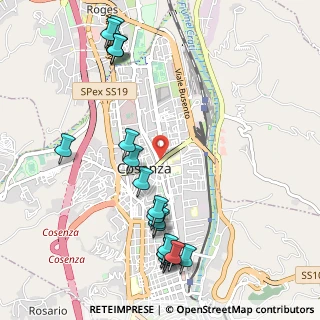 Mappa Via Tommaso Aceti Box N°, 87100 Cosenza CS, Italia (1.3765)