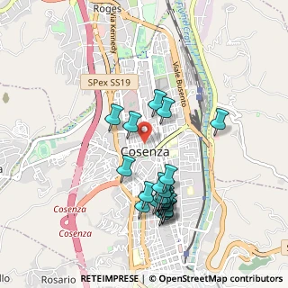 Mappa Via Edoardo e Mario Cristofaro, 87100 Cosenza CS, Italia (1.0095)