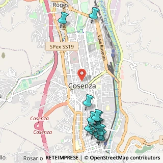 Mappa Via Edoardo e Mario Cristofaro, 87100 Cosenza CS, Italia (1.55)