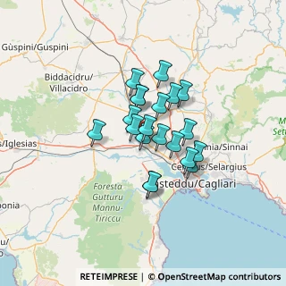 Mappa Vicolo primo, 09033 Decimomannu CA, Italia (9.8275)