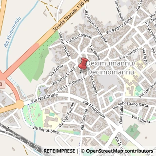 Mappa Piazza Virgilio Loi, n°1, 09033 Decimomannu, Cagliari (Sardegna)