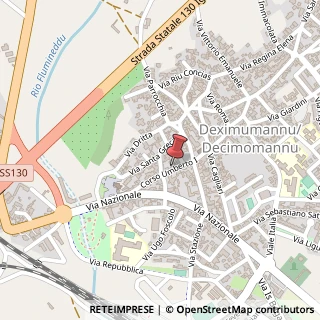 Mappa Corso Umberto, 46, 09033 Decimomannu, Cagliari (Sardegna)