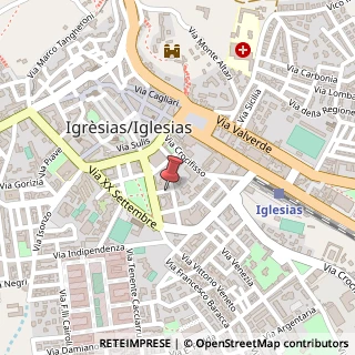 Mappa Via Trento, 14, 09016 Iglesias, Carbonia-Iglesias (Sardegna)
