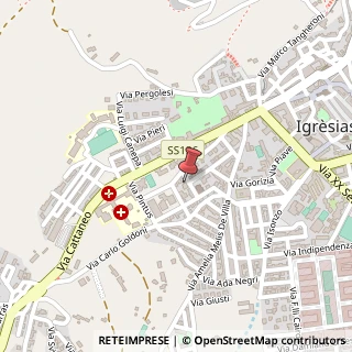 Mappa Via Giacomo Leopardi, 20, 09016 Iglesias, Carbonia-Iglesias (Sardegna)