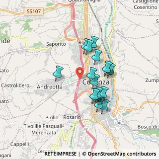 Mappa Viadotto Via degli Stadi, 87100 Cosenza CS, Italia (1.59118)