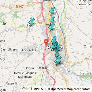 Mappa Viadotto Via degli Stadi, 87100 Cosenza CS, Italia (1.72077)