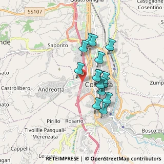 Mappa Viadotto Via degli Stadi, 87100 Cosenza CS, Italia (1.45467)