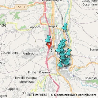 Mappa Viadotto Via degli Stadi, 87100 Cosenza CS, Italia (1.61643)