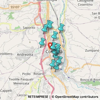 Mappa Via Don Gaetano Mauro, 87100 Cosenza CS, Italia (1.218)